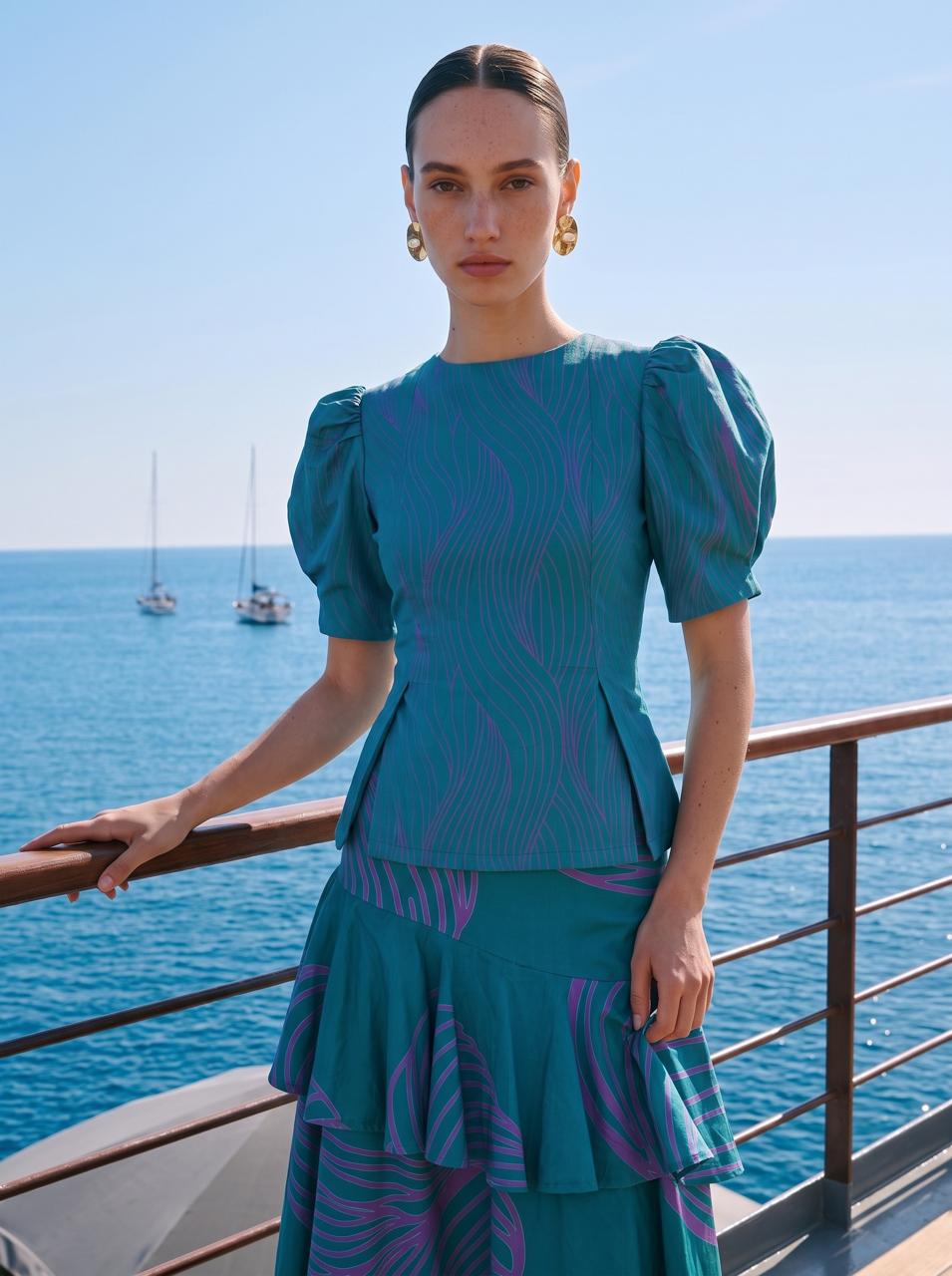 Blouse& skirt Set