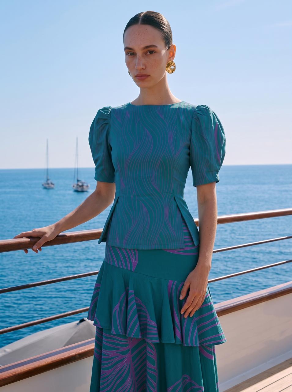 Blouse& skirt Set